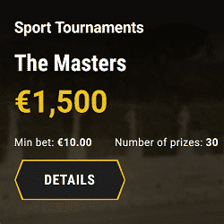 The Masters: €1,500 Tournament by Casinoly