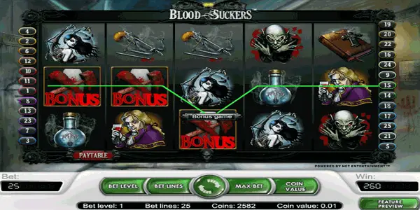 Blood Suckers Netent Slot