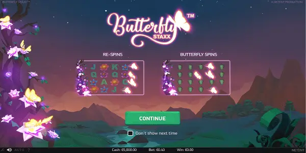 Butterfly Staxx Netent Slot