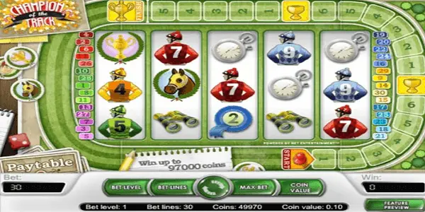 Champion Of The Track Netent Slot