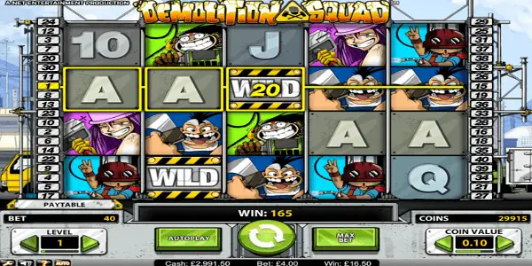 Demolition Squad Netent Slot