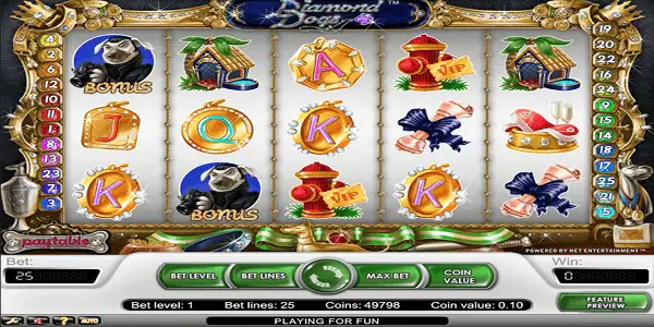 Diamond Dogs Netent Slot