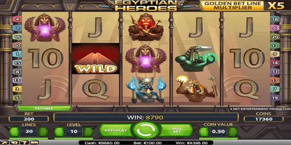 Egyptian Heros Netent Slot