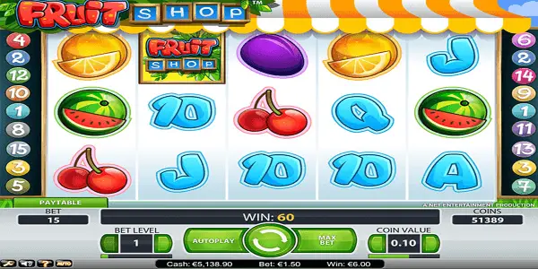 Fruit Shop Netent Slot