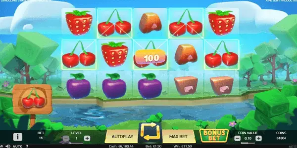 Strolling Staxx: Cubic Fruits Netent Slot