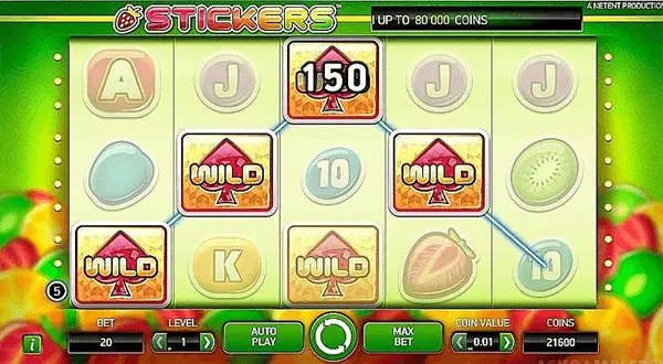 Stickers Netent Slot
