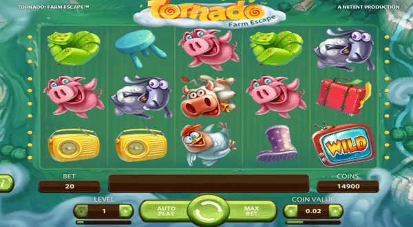 Tornado Farm Escape Netent Slot