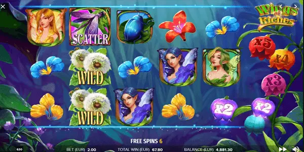 Wings of Riches Netent Slot