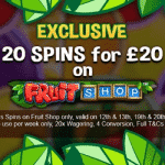 20 Spins: Exclusively at Fortune Mobile Casino