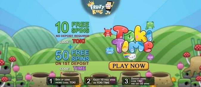 Fruity King 50 Free Spins