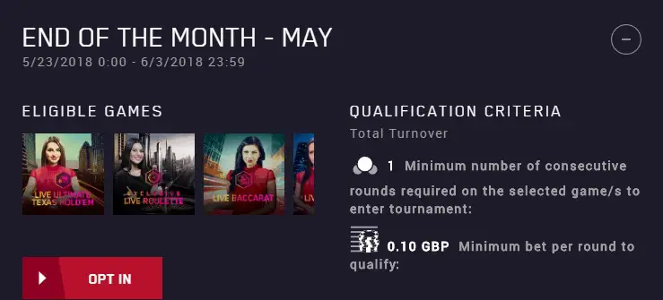 Maria Casino Promotion