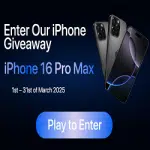 Mega Reel Casino: iPhone 16 Pro Max Giveaway Mega Reel Casino: iPhone 16 Pro Max Giveaway