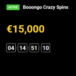Zet Casino: €15,000 Booongo Crazy Spins